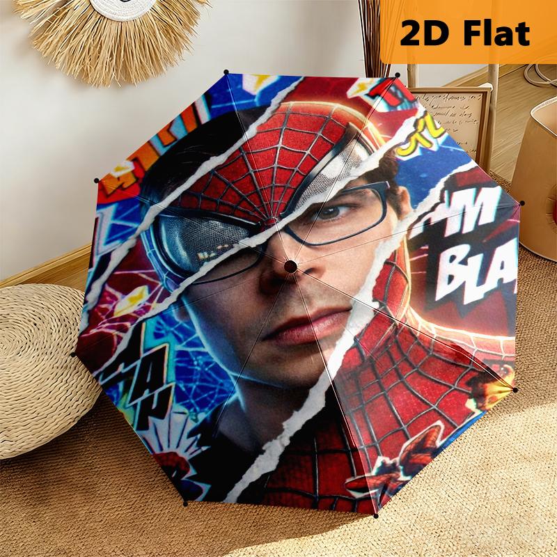 1pc Spider-Man umbrella Portable 8-rib structure suitable for all seasons, home, travel, outdoor umbrella