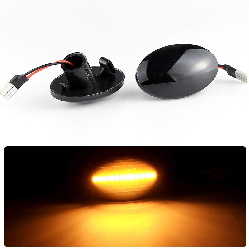 

2PCS For Opel Combo C 2001-2011 Tour 2001-2011 Meriva 2003-2010 LED Car Dynamic Side Marker Lamps Indicator Turn Signal Lights