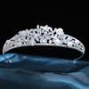 Elegant Pearls Crowned Headband For Weddings Parties And Event Sparkling Rhinestones Metal Construction Headdress