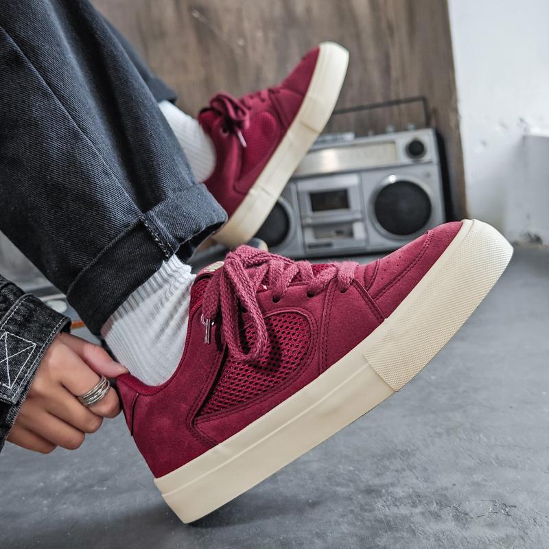 Designer Skateboarding Men Casual Skate Shoes Blue High Quality Trainers Trend Board Rubber Sole Sport Sneake Walking Casual Sho