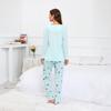 Women's Fashionable Casual Pajamas And Home Wear Long-sleeved Trousers Suit