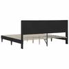 Bed Frame with Headboard Black 180 x 200 cm Velvet