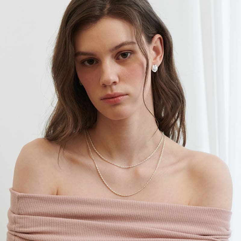 cotoit Daily knot Chain Necklace Long