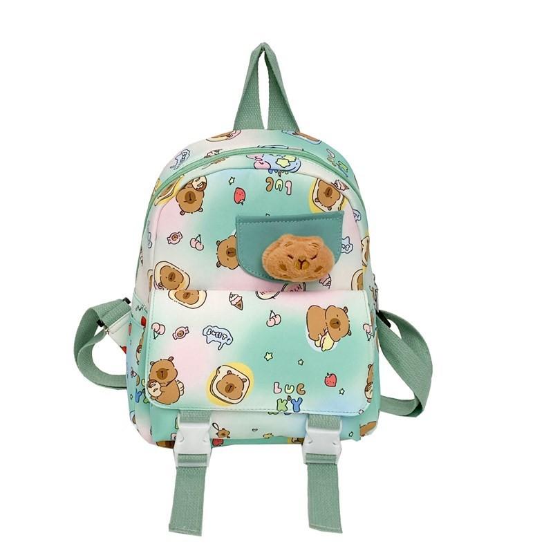 Backpack Whimsical Capybara For Boys And Girls In Cute Design Ideal For Preschool