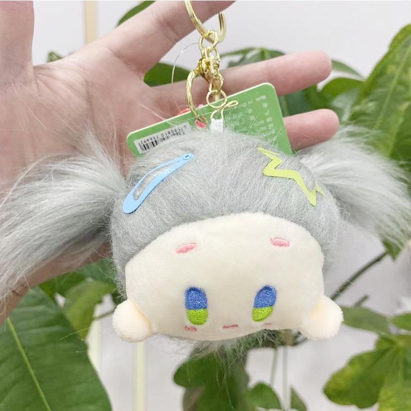 Cute Plush Hanging Doll Keychain Wholesale Stuffed Toy With Fluffy Bunny Ears Perfect Birthday Gift Characters)