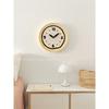 Modern Cream Style Silent Wall Clock for Living and Study Rooms