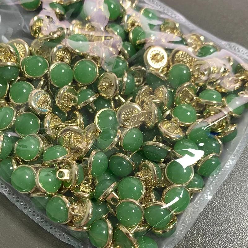 

10 шт./лот Красивые пуговицы с драгоценными камнями, блестящие, 10 мм, круглые, маленькие, на ножке, блузки, юбки, швейные аксессуары 10mm