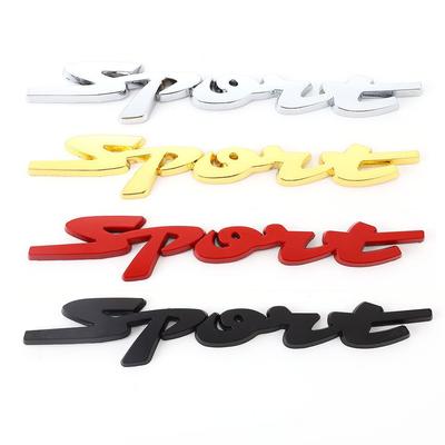 Metal Spor Logosu Araba Çıkartmaları Amblem Rozet Çıkartmaları