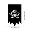 Crossbone Flag for Halloween Themed Party Indoor Outdoor Decoration