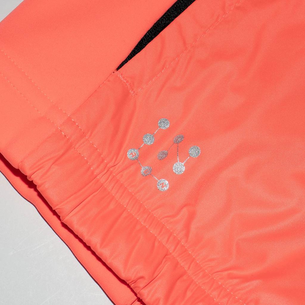 Li Ning Laufserie Reflektierendes Logo Print Daunenweste Herren Westen Fluoreszierend-Orange AYMR059-4