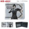 Black Butler Anime Short Bi-Fold Leather Wallet Full Color Print Card Holder Coin Purse