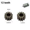 Durable Electric Hand Drill Gear 2Pcs 9-16 Teeth Parts Fit 550 775 Motor Shafts for Cordless Charging Drill Replacement