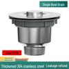 Stainless Steel Odor-Proof Kitchen Sink Drain Set