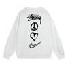 Sudadera Unisex con Estampado Stusy de Algodón Puro con Cuello Redondo - Estilo Moderno, Holgado y Casual