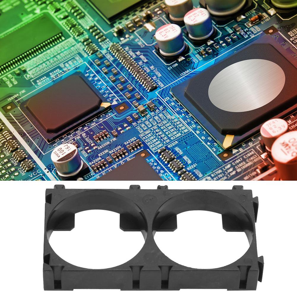 50pcs Double Cell 26650 Lithium Battery Bracket 56.5*29*8.7mm Battery Pack Plastic Holder