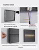 Waterproof LED Step Light for Outdoor Ramps & Corners, Die-Cast Aluminum Plinth Light
