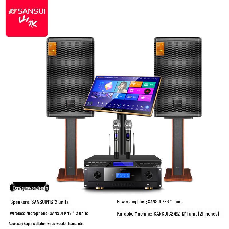 SANSUI M13 Professional Home Karaoke System CN Plug (adapter Included)
