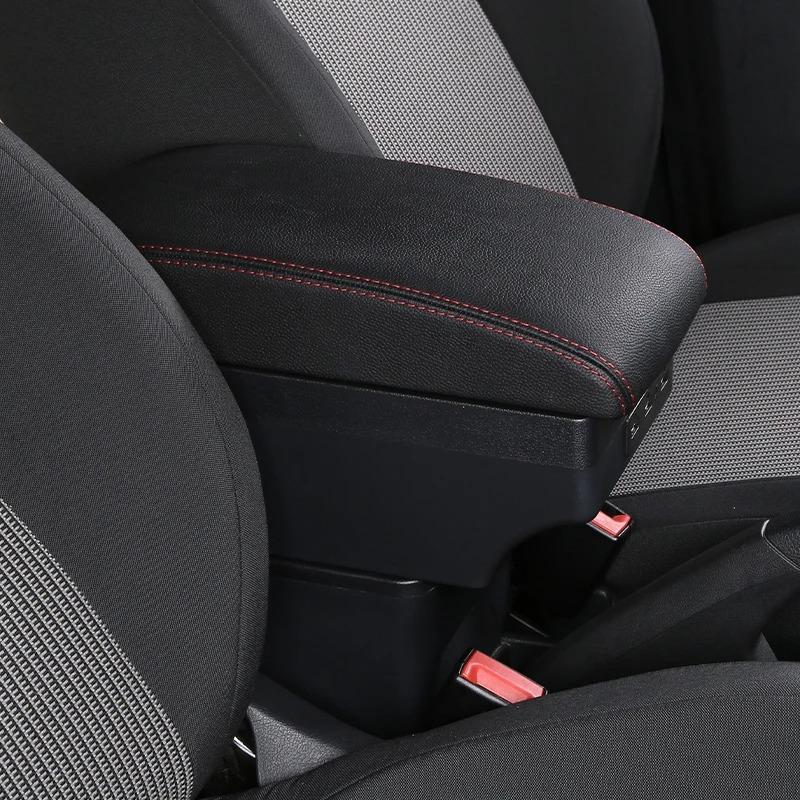 For Seat Ibiza Armrest Box For Seat Ibiza 6j Ibiza 6L Car Armrest Auto Storage Box Retrofit Parts Interior Car Accessories Arm