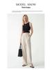 Women's Summer Linen Wide-Leg Pants - Loose, Floor-Length, Casual Fit