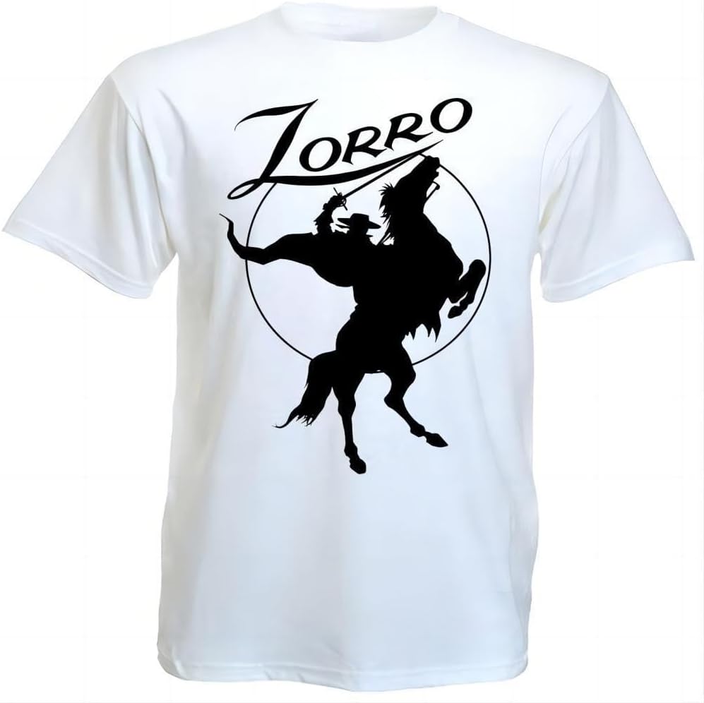 Zorro ver.5 T Shirt White Movie Poster S белый
