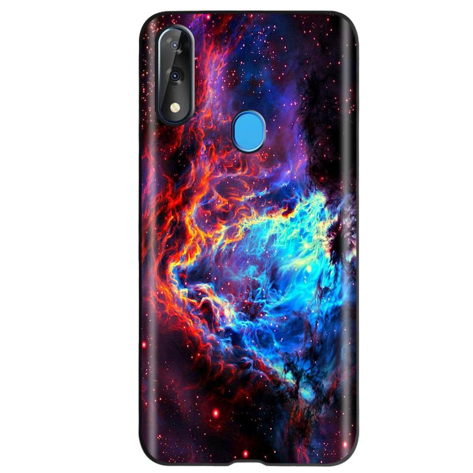 Etui do ZTE Blade V10 Modny Wzór Kwiatowy Serce Etui na Telefon do ZTE Blade V10 Vita V 10 Czarne Silikonowe Miękkie TPU Zderzak