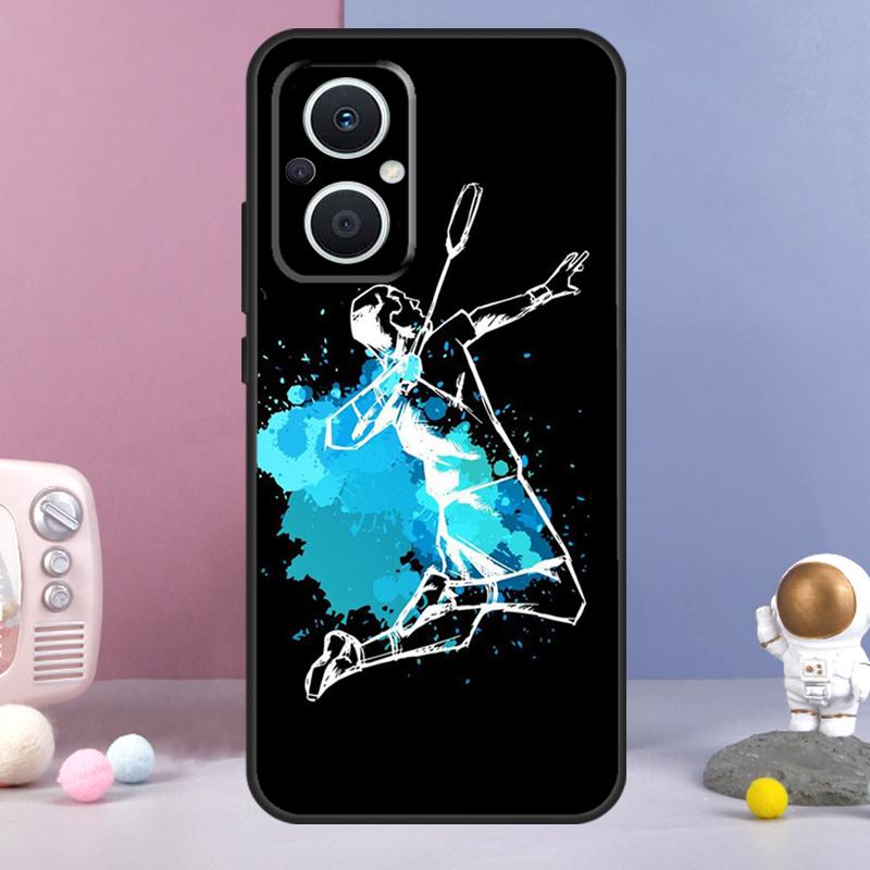 Badminton Sport Funda For OPPO Reno 14 F 11F 12F 13F 10 11 12 13 Pro 7 8 Lite OPPO Find X8 X6 X5 X9 Pro Case