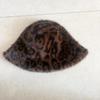 Women's Winter Warm Plush Leopard Print Fisherman Hat - Fashionable, Thick, and Versatile Dome Design