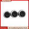 3Pcs/set Alumnium Alloy Car Air Conditioning Knob AC Heater Control Switch Button Knob for Mazda 6 2006 - 2015 Parts