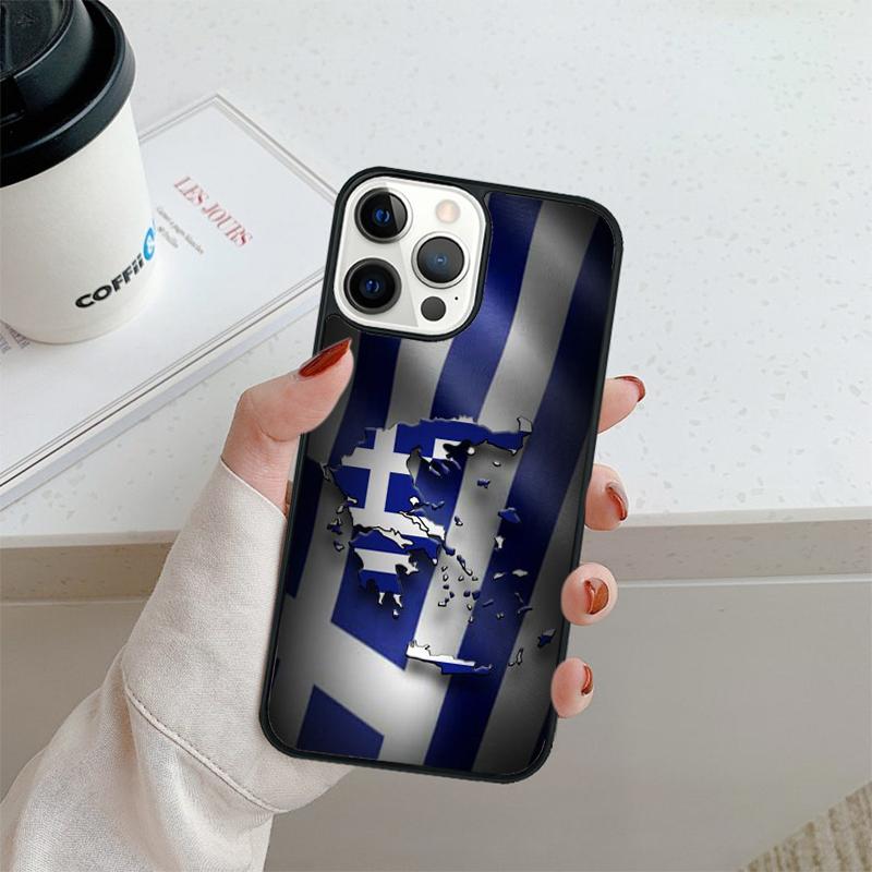 Greece Greek Flag Phone Case For iPhone 17 Air 16 pro max 15 14 plus 12 13 Shell Cover coque