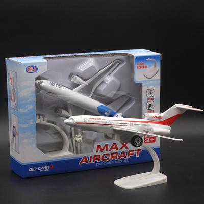 Legierung Flugzeugmodell Boeing 727 McDonnell Douglas DC-10 Spielzeugflugzeugmodell 4 Lichter und Musik