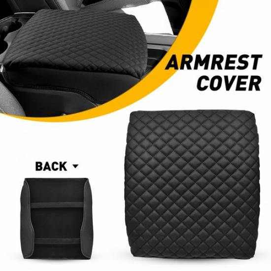 

Fit Dodge -up Lid Ram Center Console Armrest Cover Cushion Leather Pad