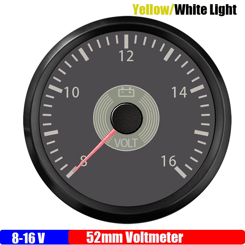 Retro Vintage Classic 2" 52mm Oil Pressure Meter Fuel Level Gauge Water Temp Gauge Voltmeter for Car Boat Marine Yacht 12V24V