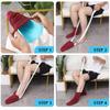 Sock Puller Helper Tool No Bending Easy On Sock Aid Device Soft Padding for Knee Surgery Recovery Patients Elderly