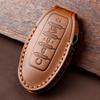 Premium Handmade Leather Car Key Cover for Nissan - All-Inclusive Protection
