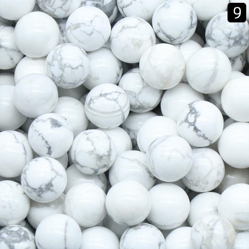Perline Rotonde in Cristallo di Agata Senza Foro da 10mm - Materiale Semi-Prezioso per Gioielli Fai da Te