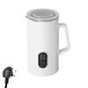 Electric Milk Frother 4-in-1 400W 580ml/19.61oz Hot and Cold Milk Foamer Silent Operation Anti Slip Stainless Steel Milk Steamer