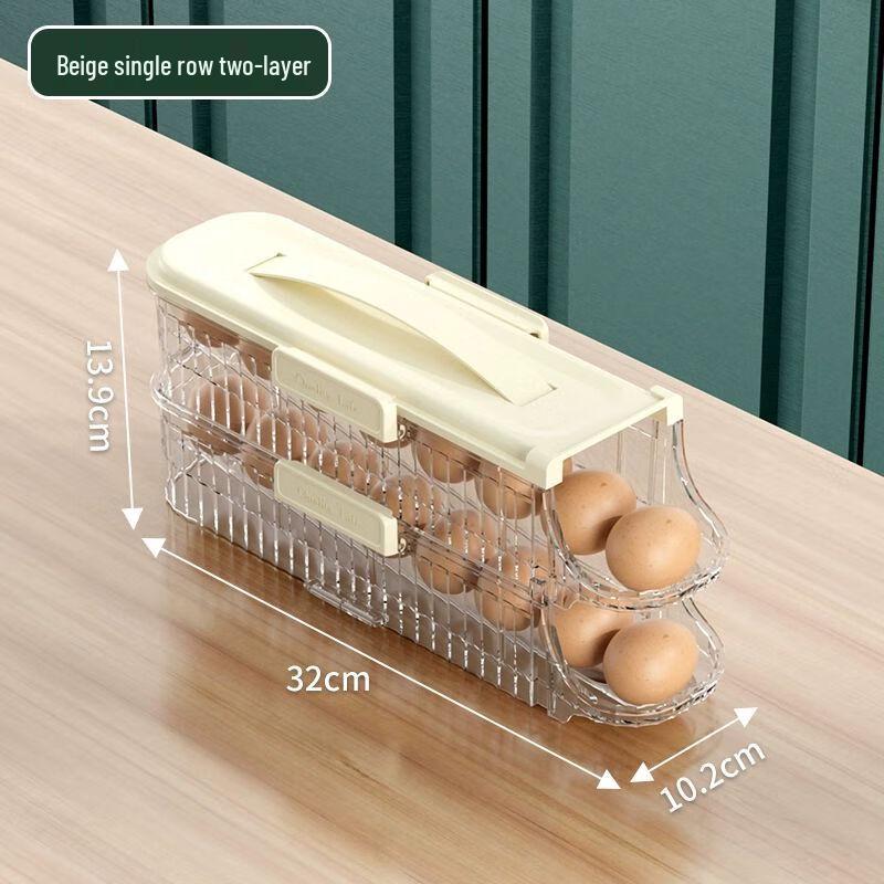 Automatic Rolling Egg Dispenser for Refrigerator