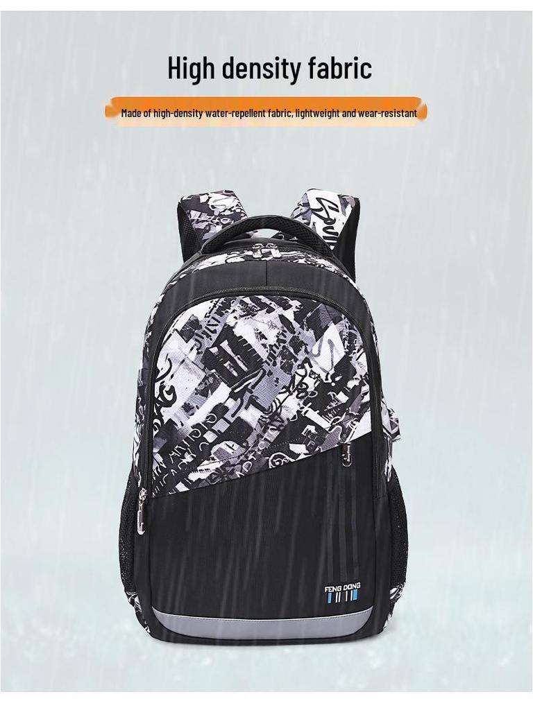 Universal Lightweight Large Capacity Backpack: Wear-resistant, Multifunctional, Load-reducing Travel & Student Schoolbag.
