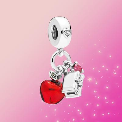 Silver Charm Snow White Dangle Charm Pendant Fit Original Fashion Necklace Bracelet for Women Fashion Jewelry Gift