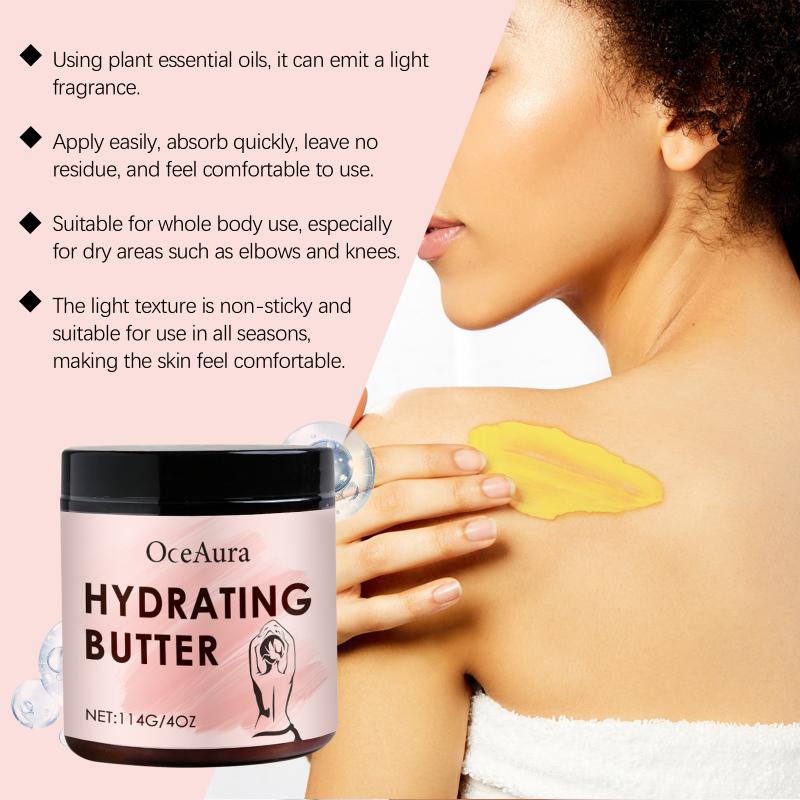 Oceaura Hydrating Skin Care Cream Plant Essential Oil Nourish Hydrate Refreshing Boost Skin Elasticity Body Lotion