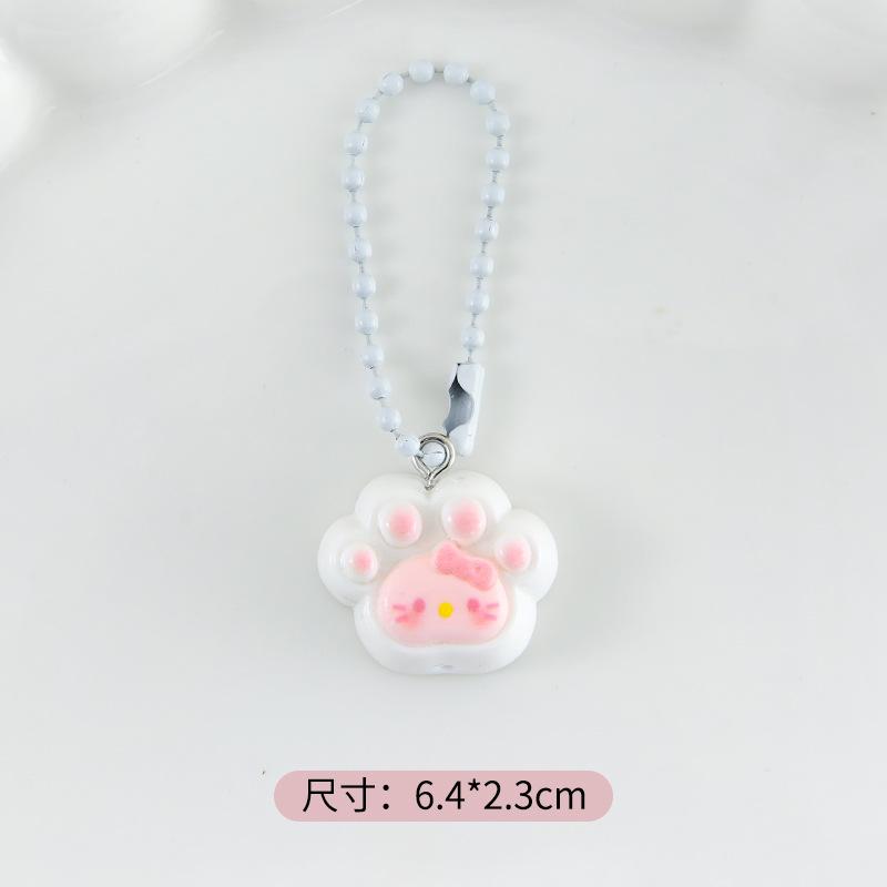 Мультяшная милая брелок-колокольчик с когтем, Подвеска на сумку в стиле  девичье сердце , Подвеска с дизайном кольца-пряжки