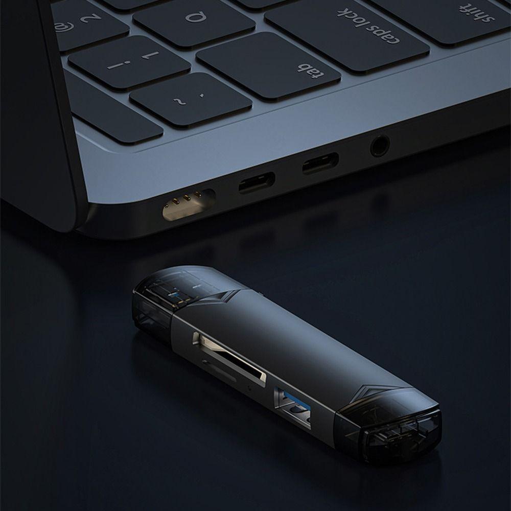 6 In 1 Multi-function Card Reader Type C 6 In 1 OTG Adapter USB Adapter Micro SD Card Reader  PC