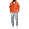 Men's Loose Fit Casual Tracksuit Hoodie and Multi-Pocket Cargo Pants 2 Piece Set