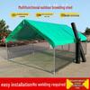 Large Rainproof Outdoor Chicken Coop for Poultry and Peacocks with Windbreak and Pigeon Protection