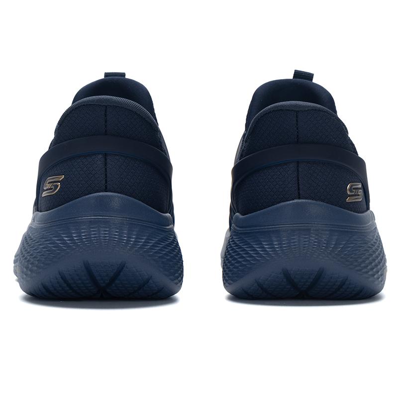 Skechers Bobs Sport Series Lace-Up Comfortable Low-Top Casual Shoes Women Sneaker Navy-Blue 117507-NVY