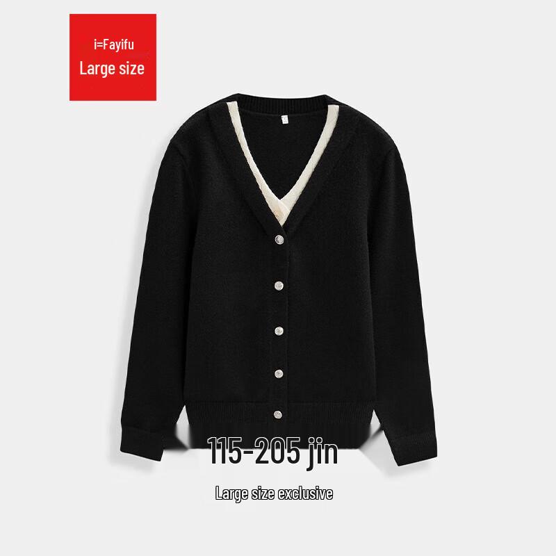 

Женский трикотажный кардиган IEF большого размера в корейском стиле L