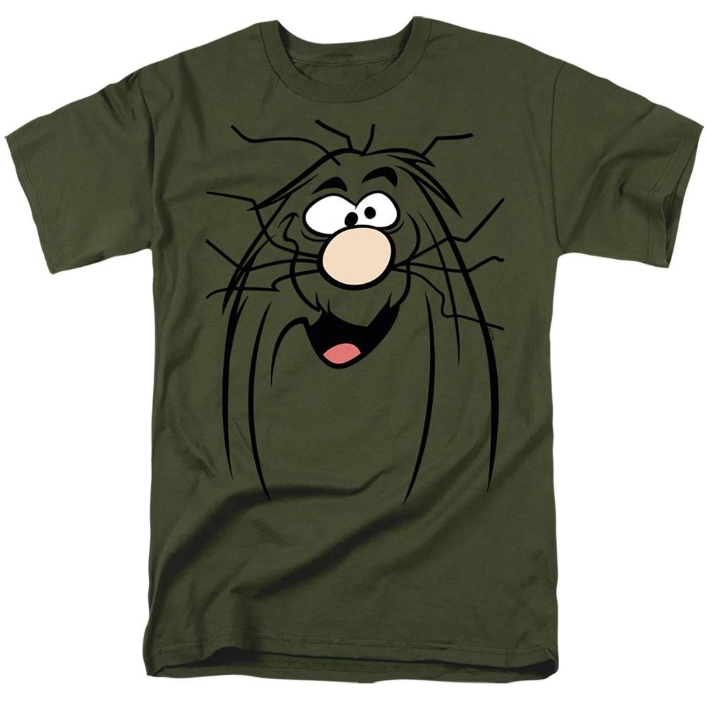 Captain Caveman - Big Face - Unisex Short Sleeve Children s T-shirt - Green 100