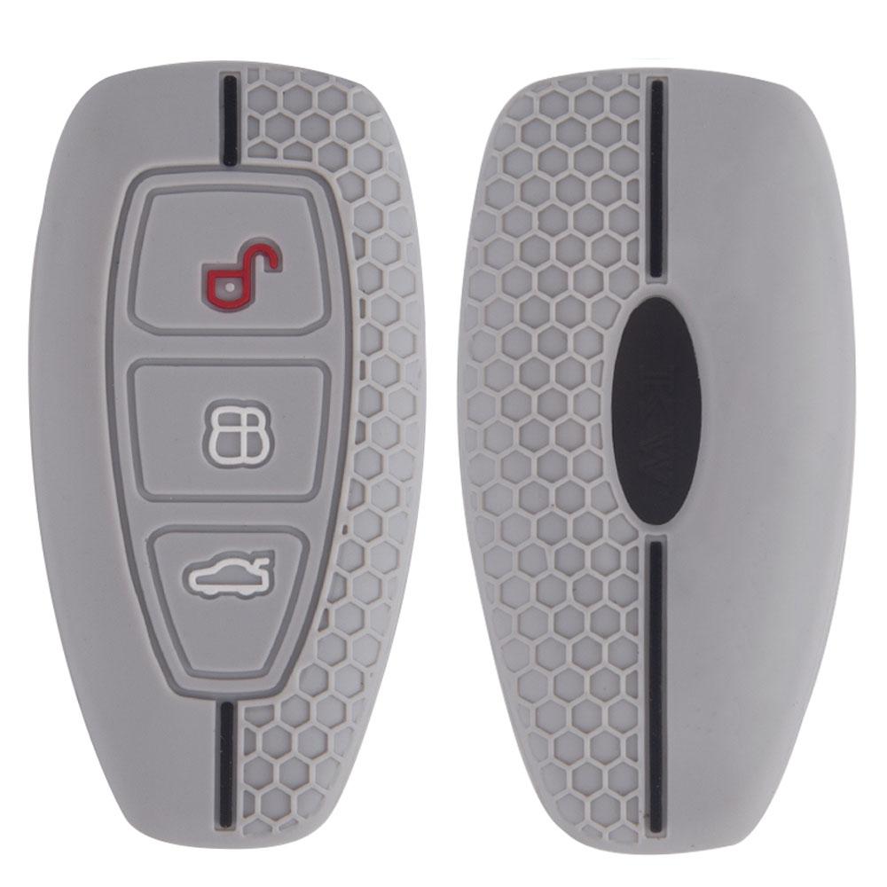 Silicone Car Key Case For Ford Puma Grand C Max Focus Mondeo Kuga Fiesta Ecosport Transit Kuga Silicone Remote Key Case