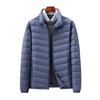 Thin and Light Stand-up Collar Down Trendy Korean Slim-fit Short White Duck Down Fashionable and Warm Lightweight Autumn and Winter Down Jacket