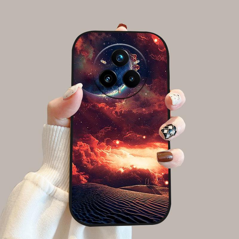 Fashion Case For Oppo Realme 14 Pro Soft Silicone TPU Phone Bumper Shells For Realme14 Pro Capa RMX5056 Protective Fundas Cover